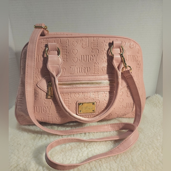 Juicy Couture Pink Taffy Daydreamer satchel. - Picture 2 of 15